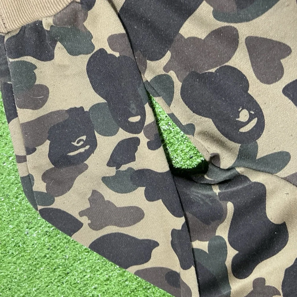 Bape A Bathing Ape Shark Hoodie LG WGM Tiger Camo Color Block Full Zip EUC - Picture 4 of 13